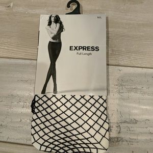 Brand New Black with Silver Sparkles Fishnet tight